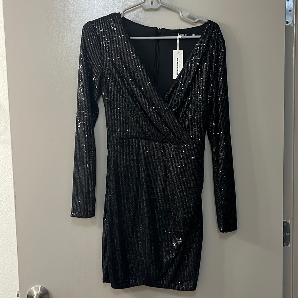 Black CBR sequence dress